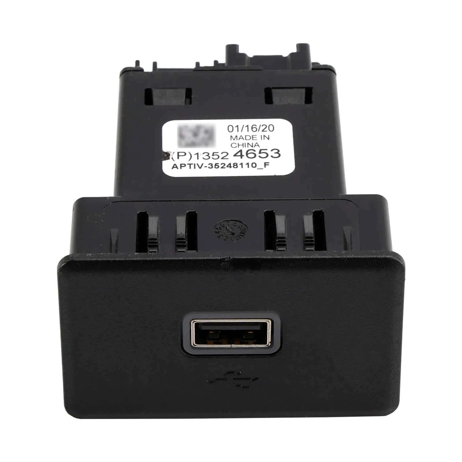 Port USB de tableau de bord de type A pour Chevrolet Silverado Sierra 2019-2023 13524653