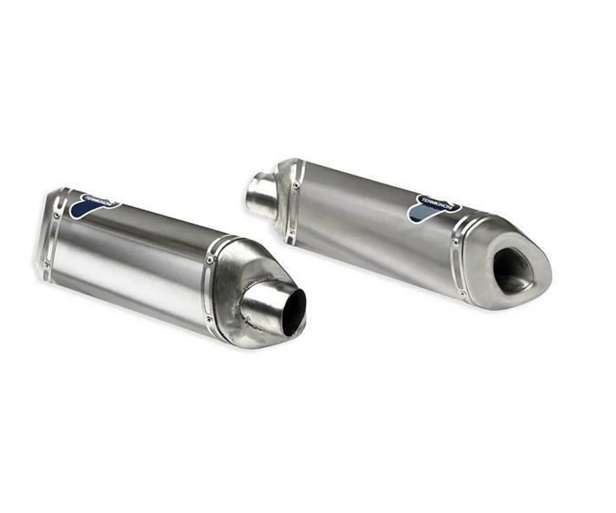 Coppia Terminali Di Scarico Termignoni Titanio Per Ducati Sbk 848 2007 > 2013-96198709B-287542