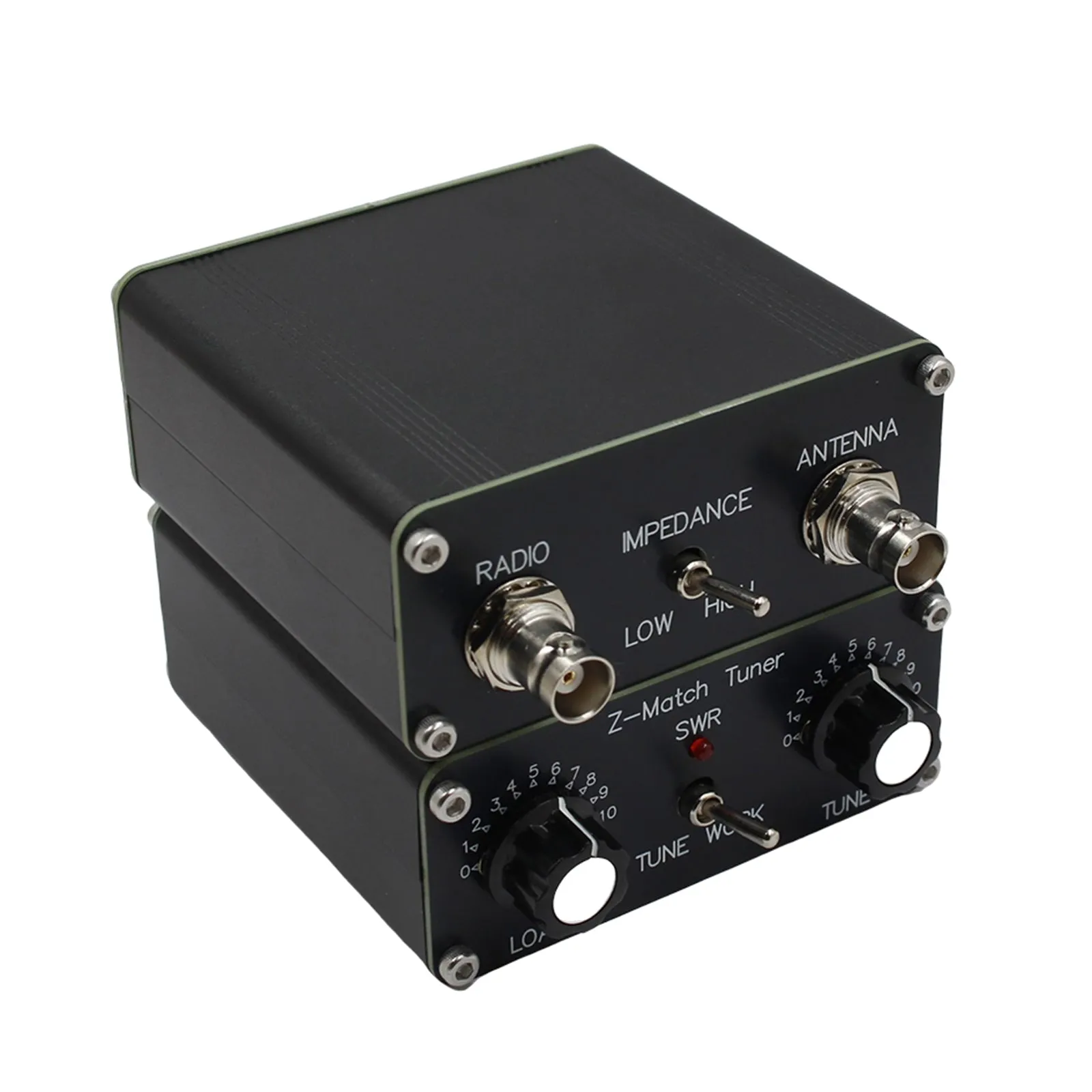 Tuner manuel QRP Z-Match, adaptateur d'antenne HAM 3-28 MHz, interface BNC