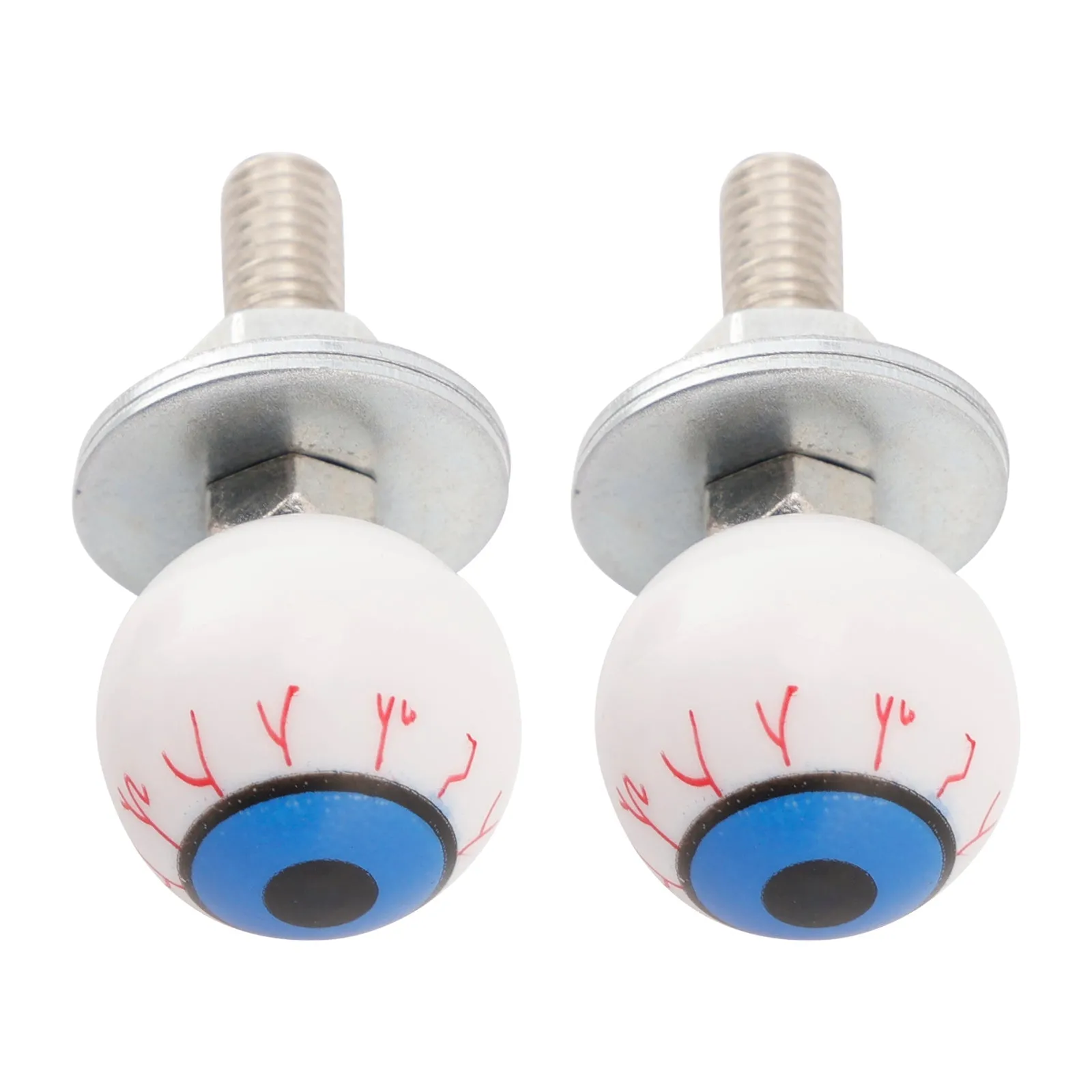 2 boulons de plaque d'immatriculation personnalisés en plastique pour moto, chopper, tricycle