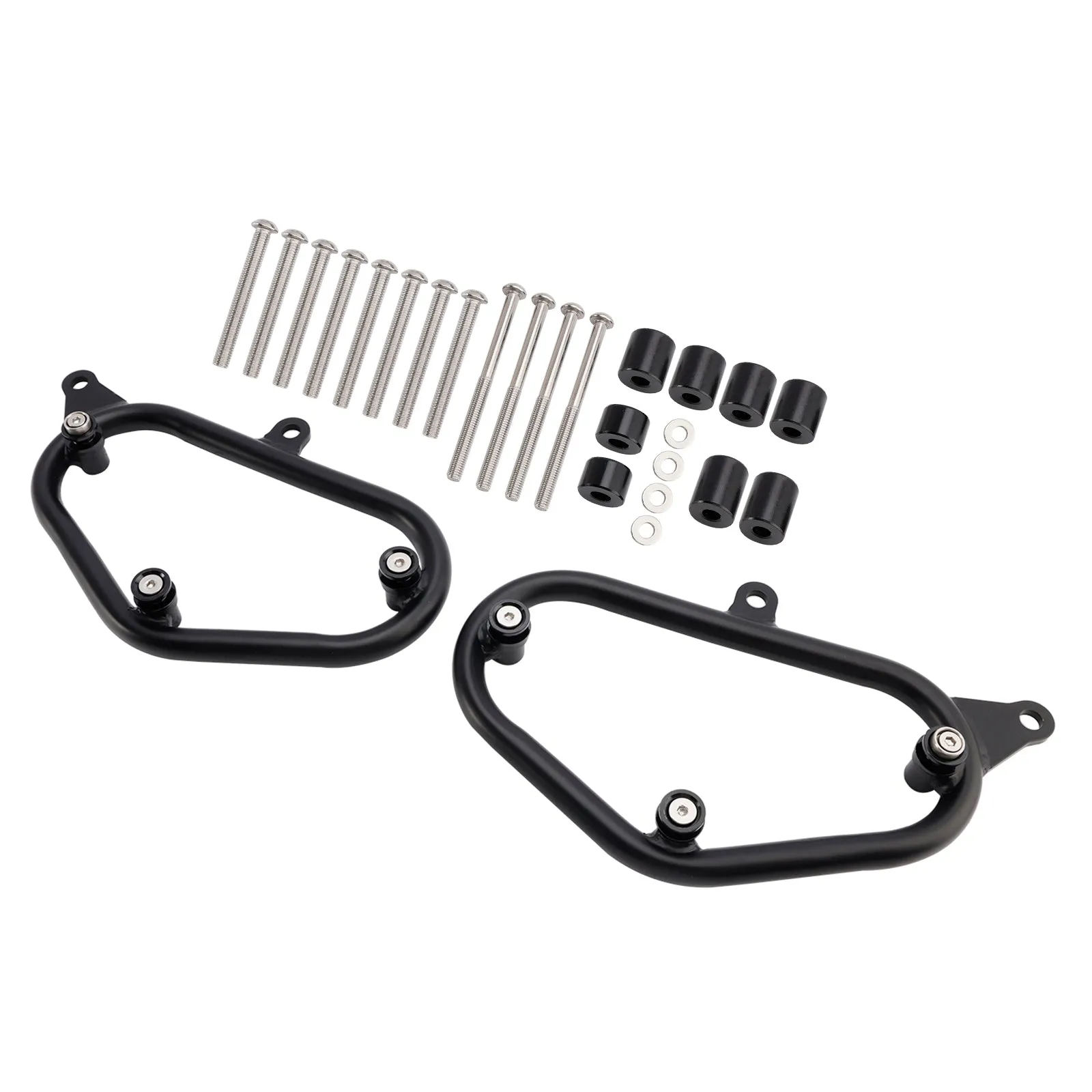 Support de fixation pour sacoche latérale noire pour Kawasaki Eliminator 500 2024-2025