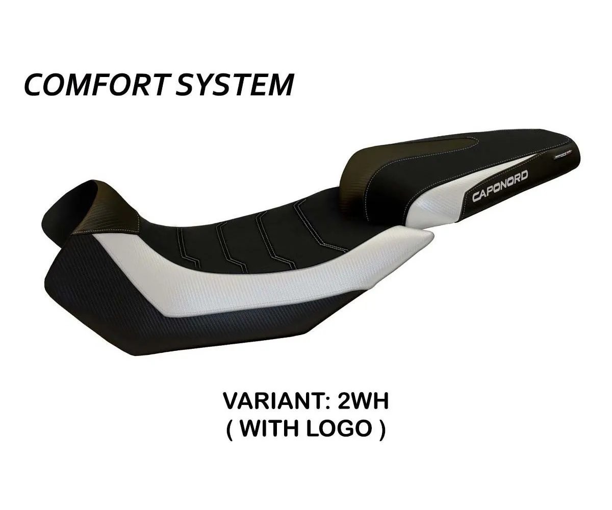 Rivestimento Sella Nuoro 2 Comfort System Bianco (wh) T.i. Per Aprilia Caponord 1200 2013 > 2017-AC12N2C-2WH-1-274448