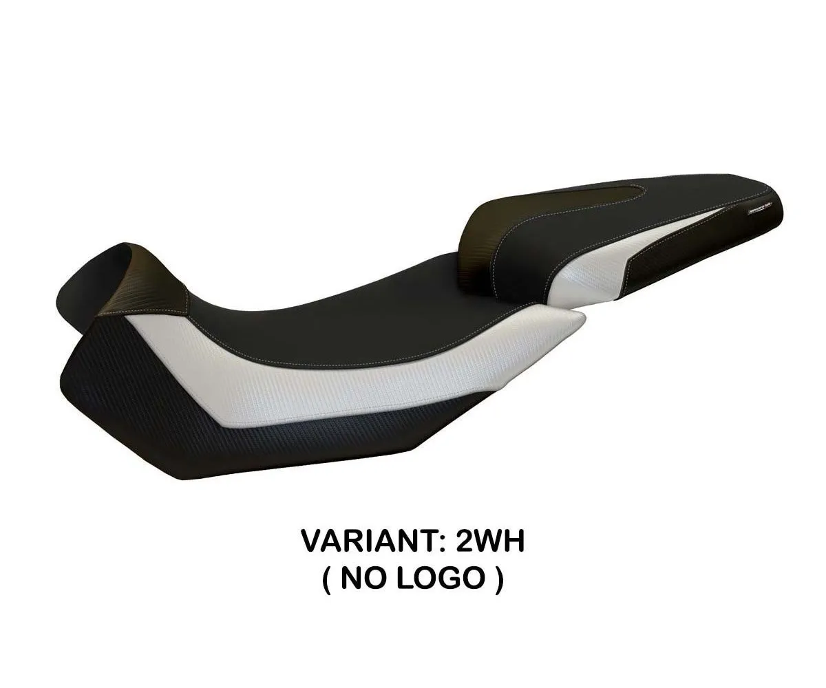 Rivestimento Sella Nuoro 2 Bianco (wh) T.i. Per Aprilia Caponord 1200 2013 > 2017-AC12N2-2WH-2-274441