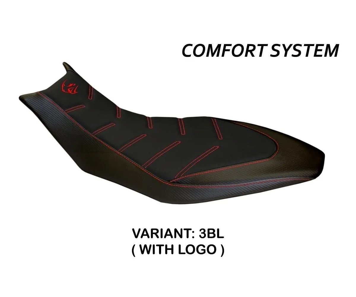 Rivestimento Sella Trieste Comfort System Nero (bl) T.i. Per Aprilia Dorsoduro 750 2010 > 2020-ADD71TC-3BL-3-274466