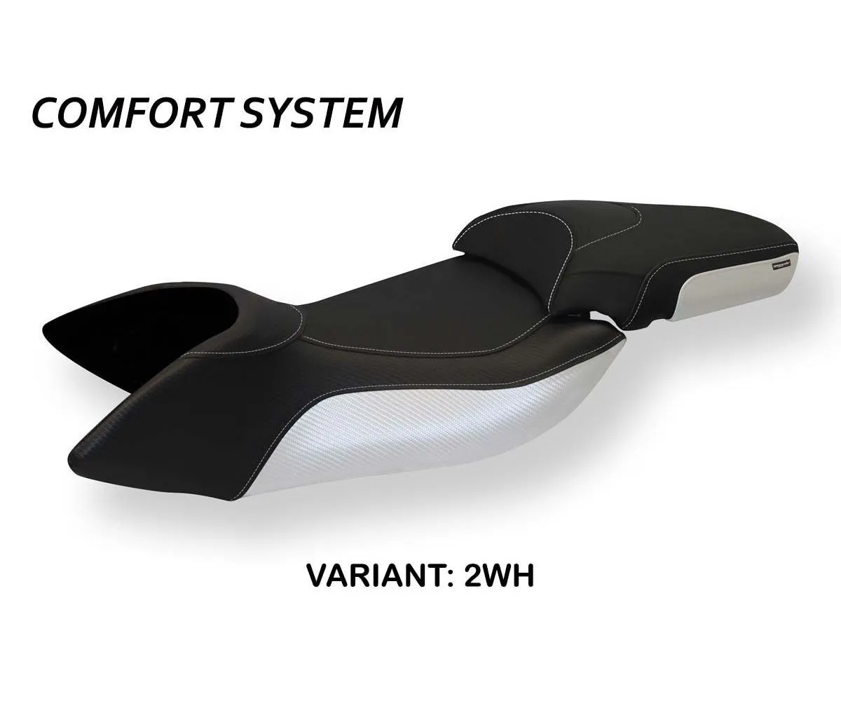 Rivestimento Sella Praya 1 Comfort System Bianco (wh) T.i. Per Aprilia Mana 850 2007 > 2016-AM8P1C-2WH-2-274495
