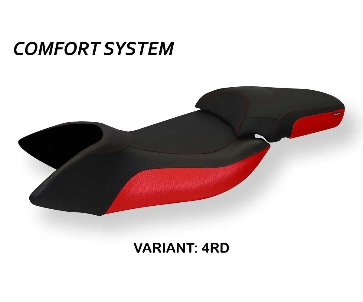 Rivestimento Sella Praya 1 Comfort System Rosso (rd) T.i. Per Aprilia Mana 850 2007 > 2016-AM8P1C-4RD-2-274496