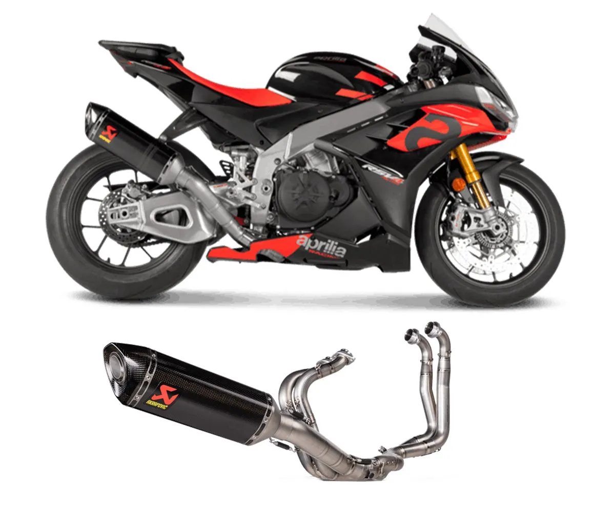 Scarico Completo Akrapovic Evolution Line Carbonio Aprilia Rsv4 2021 > 2023-S-A10E9-RC-282640