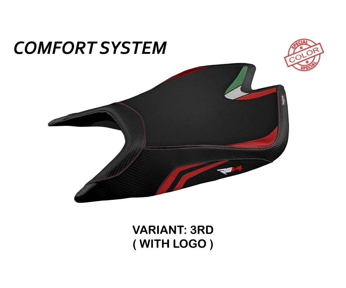 Rivestimento Sella Leon Special Color Comfort System Rosso (rd) T.i. Per Aprilia Rsv4 2021 > 2023-ARSV421LSC-3RD-1-274568