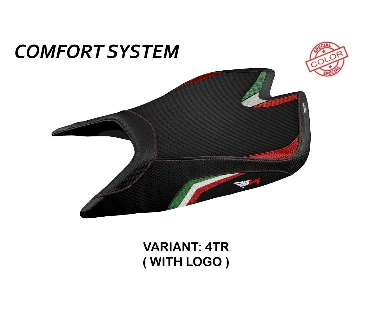 Rivestimento Sella Leon Special Color Comfort System Tricolore (tr) T.i. Per Aprilia Rsv4 2021 > 2023-ARSV421LSC-4TR-1-274570