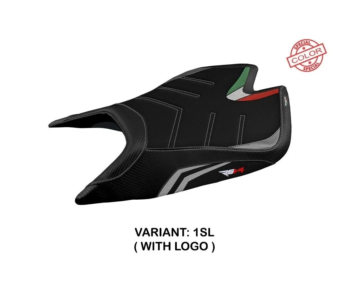 Rivestimento Sella Leon Special Color Ultragrip Argento (sl) T.i. Per Aprilia Rsv4 2021 > 2023-ARSV421LSU-1SL-1-274572