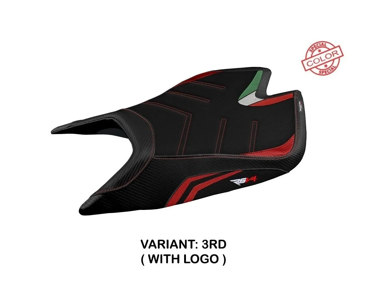 Rivestimento Sella Leon Special Color Ultragrip Rosso (rd) T.i. Per Aprilia Rsv4 2021 > 2023-ARSV421LSU-3RD-1-274576