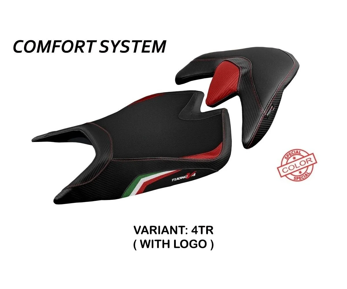 Rivestimento Sella Zuera Special Color Comfort System Tricolore (tr) T.i. Per Aprilia Tuono V4 2021 > 2022-ATV421ZSC-4TR-1-274660