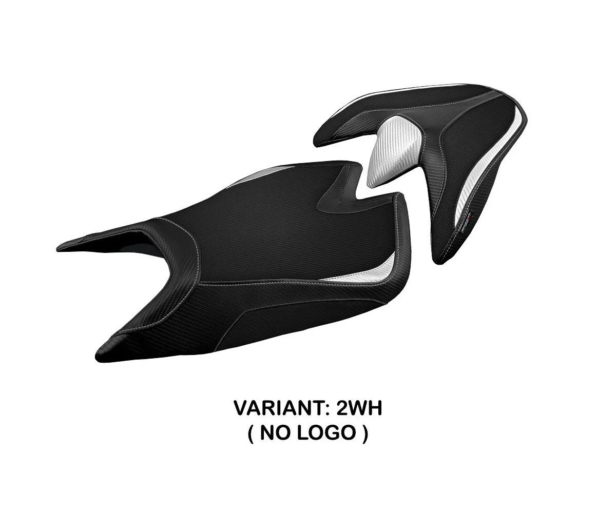 Rivestimento Sella Zuera Bianco (wh) T.i. Per Aprilia Tuono V4 2021 > 2022-ATV421Z-2WH-2-274631