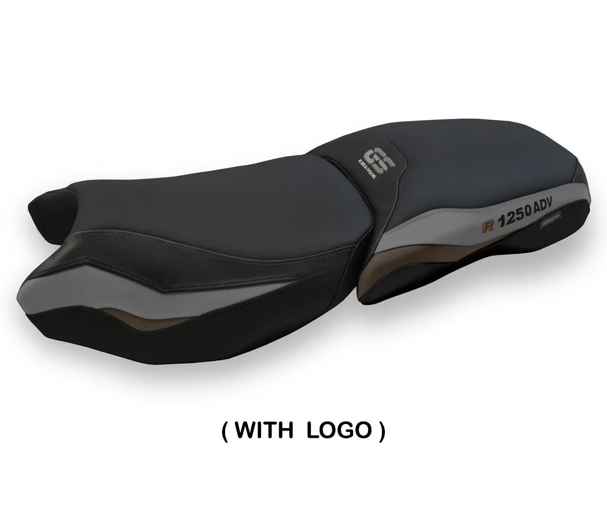 Rivestimento Sella Baceno 3 Grigio - Marrone (grb) T.i. Per Bmw R 1250 Gs Adventure 2019 > 2023-B125GAB3-4-275594
