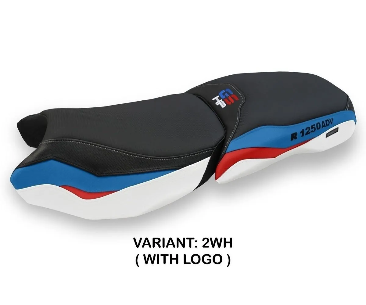 Rivestimento Sella Baceno Bianco (wh) T.i. Per Bmw R 1250 Gs Adventure 2019 > 2023-B125GAB-2WH-4-275598