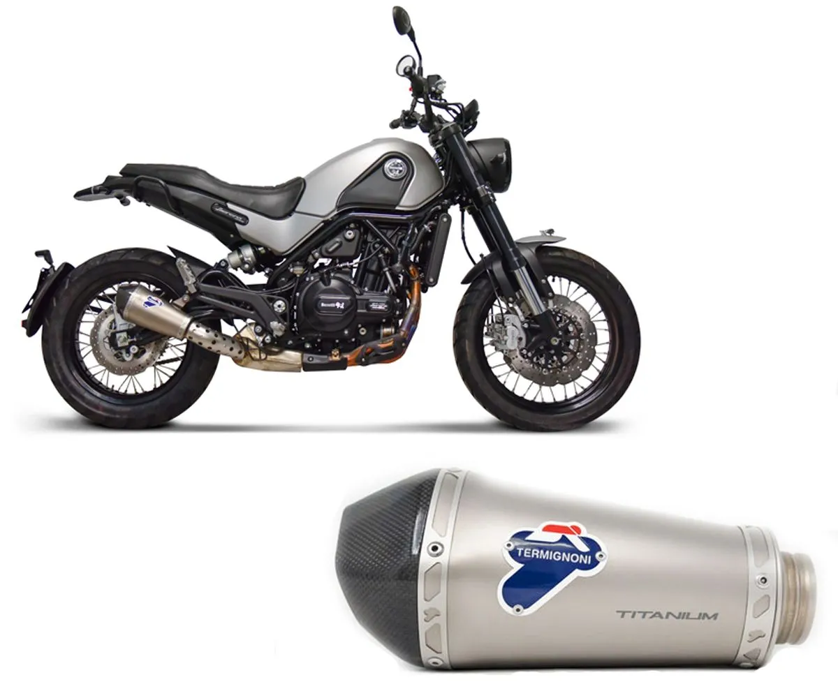 Terminale Di Scarico Termignoni Titanio+paracalore Benelli Leoncino-BE04094SO01-287627