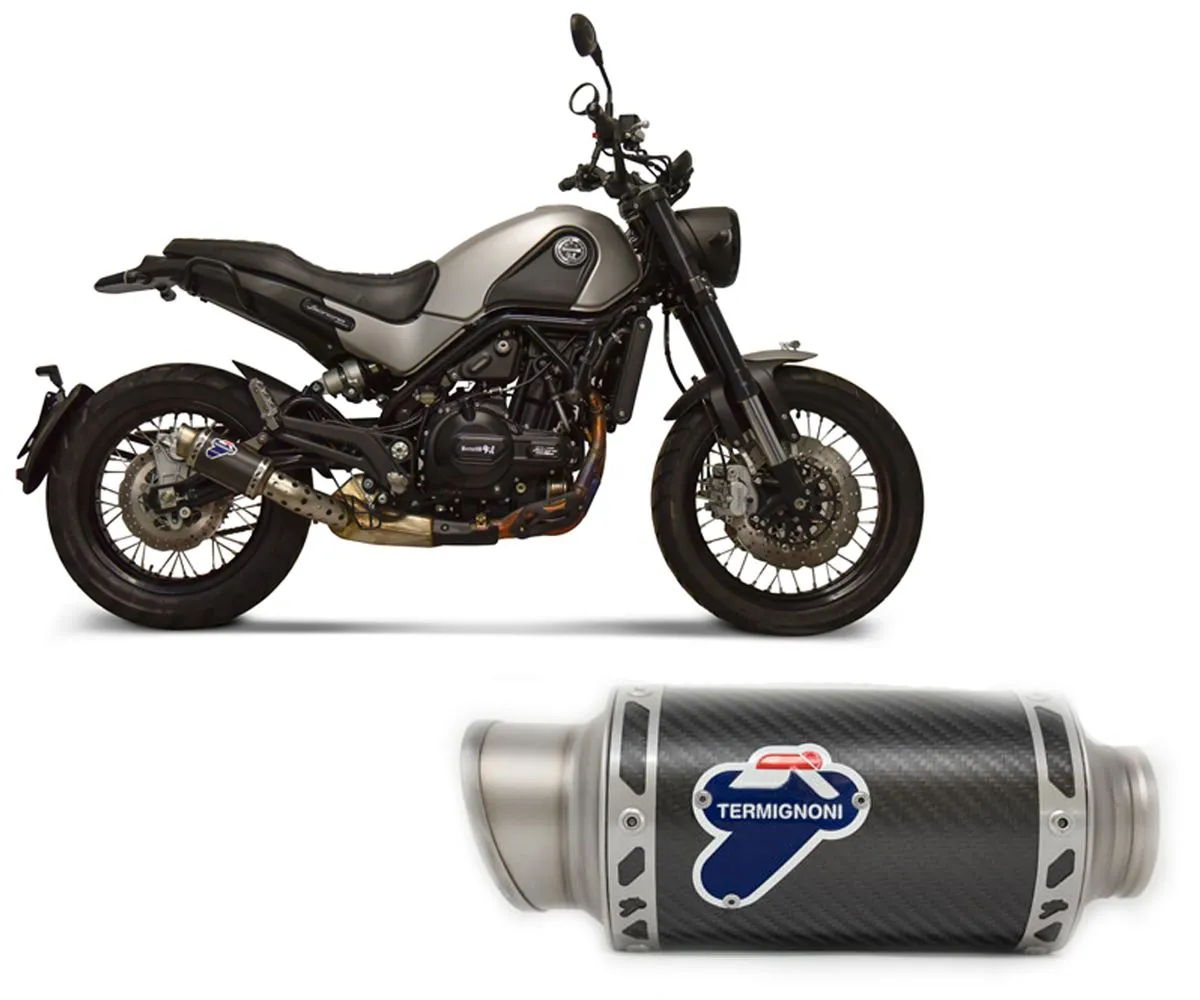 Terminale Di Scarico Termignoni Acciaio/carbonio Benelli Leoncino-BE04094SO05-287630