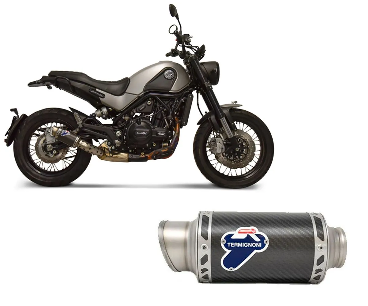 Terminale Di Scarico Termignoni Acciaio/carbonio+decat Benelli Leoncino-BE05094SO05-287634
