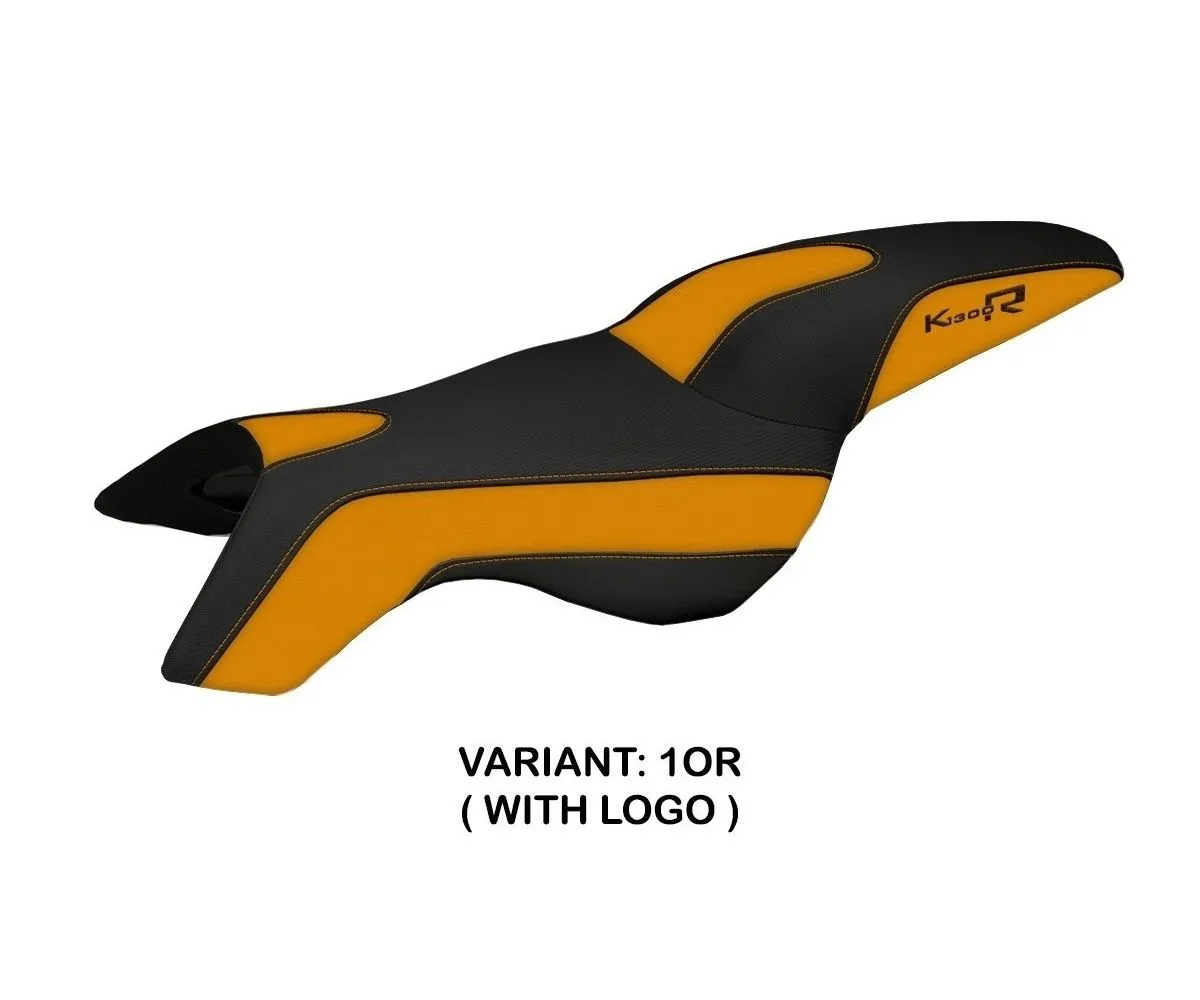 Rivestimento Sella Boston Arancio (or) T.i. Per Bmw K 1300 R 2009 > 2016-BK13RB-1OR-3-275000