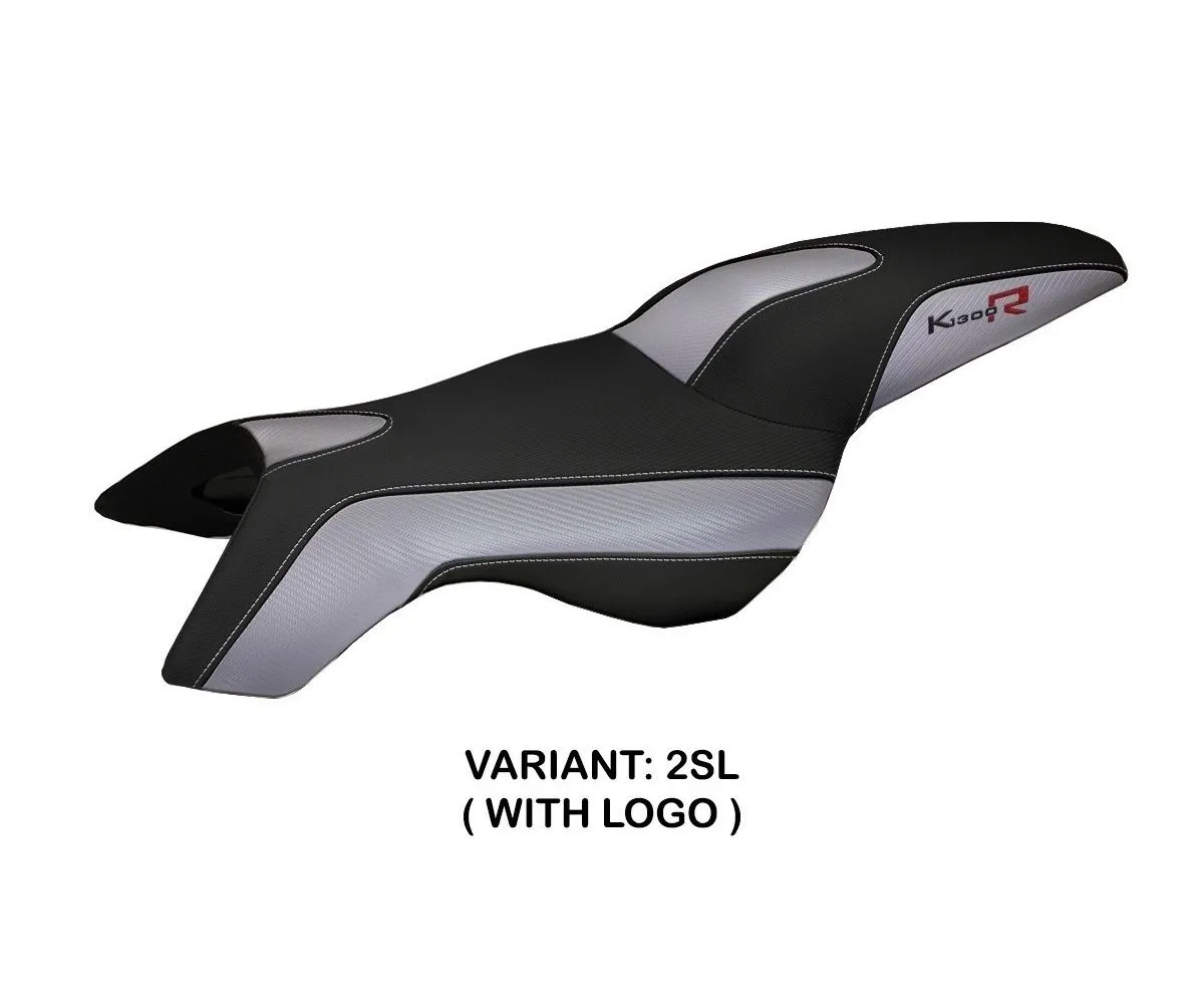 Rivestimento Sella Boston Argento (sl) T.i. Per Bmw K 1300 R 2009 > 2016-BK13RB-2SL-3-275002