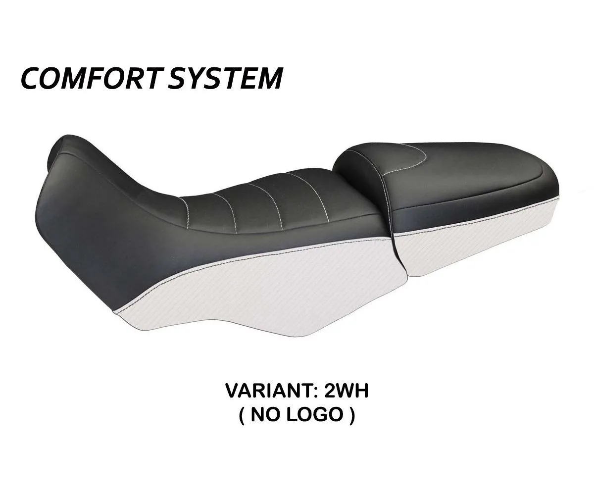 Rivestimento Sella Firenze Carbon Color Comfort System Bianco (wh) T.i. Per Bmw R 1150 Gs 1994 > 2003-BR11GFCC-2WH-4-275107