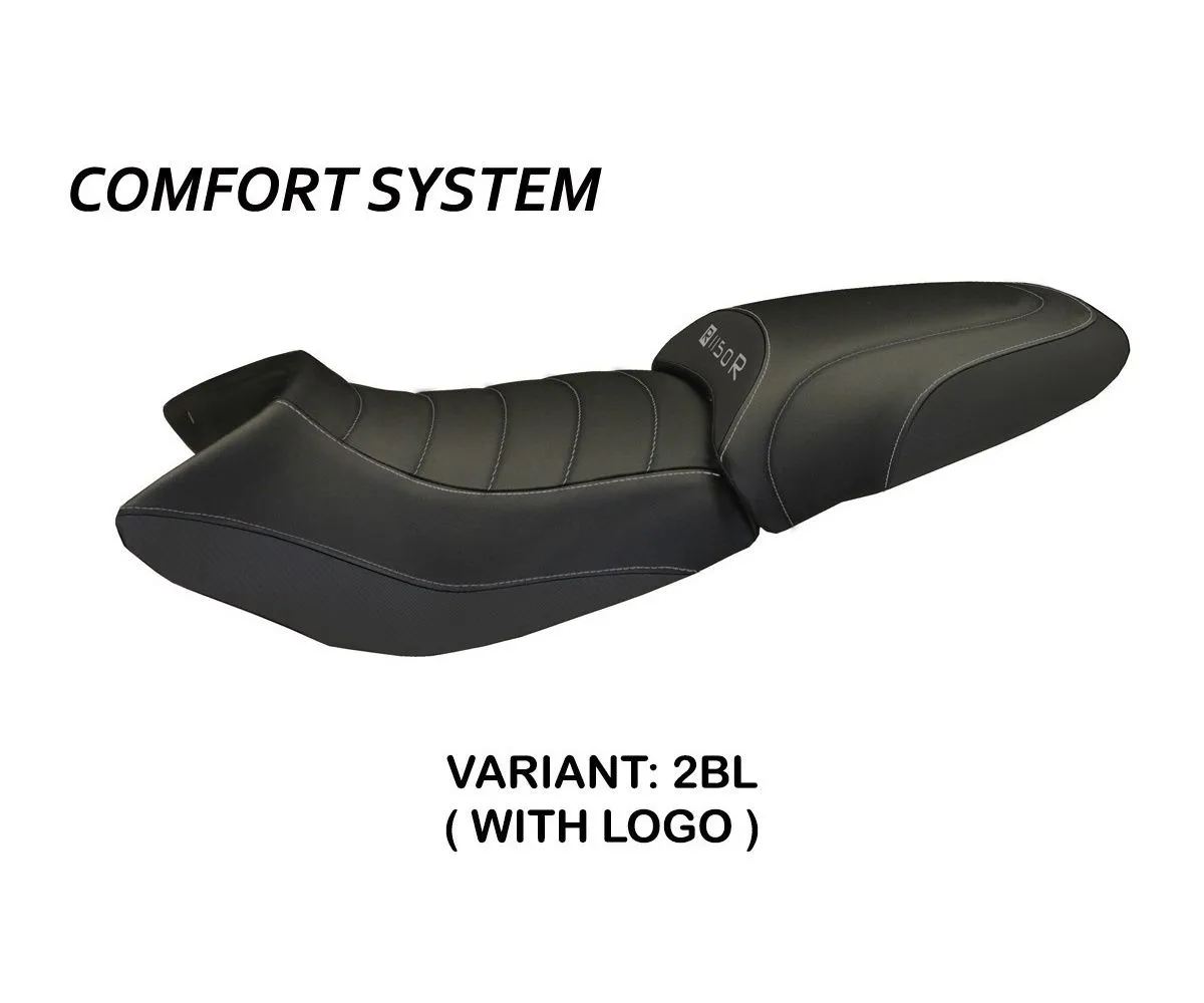 Rivestimento Sella Massimo Carbon Color Comfort System Nero (bl) T.i. Per Bmw R 1150 R 2000 > 2007-BR11RMC-2BL-3-275140