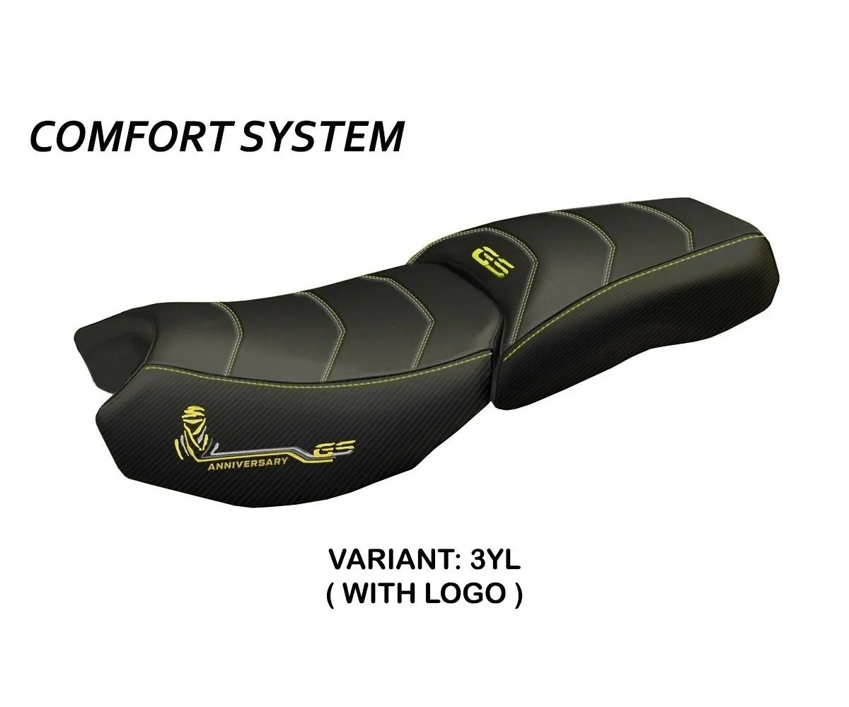 Rivestimento Sella Damtia Comfort System Giallo (yl) T.i. Per Bmw R 1250 Gs Adventure 2019 > 2023-BR125GAD-3YL-275634