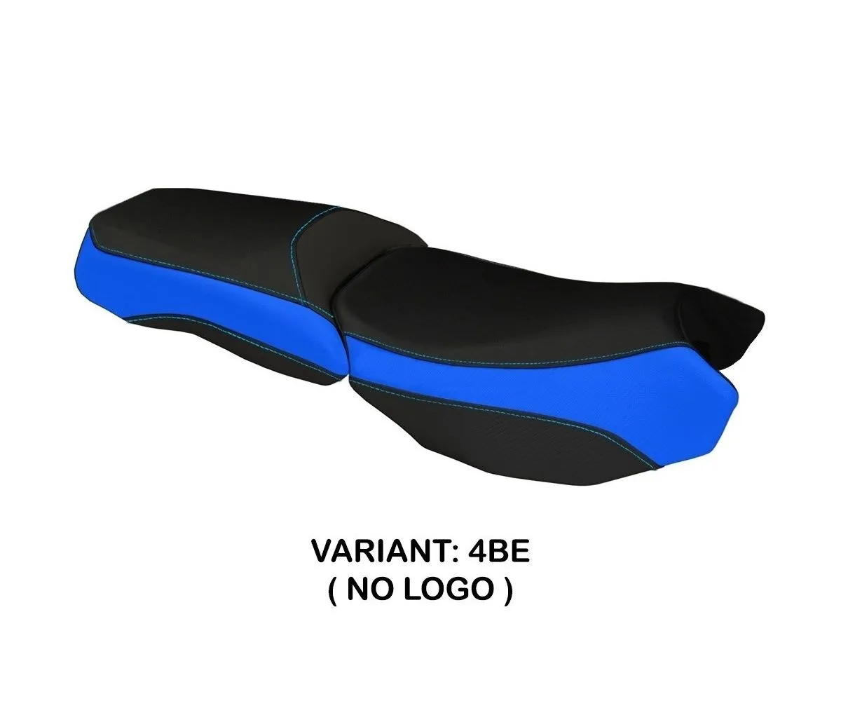 Rivestimento Sella Bologna Carbon Color Blu (be) T.i. Per Bmw R 1200 Gs Adventure 2013 > 2018-BR12GABC-4BE-4-275351