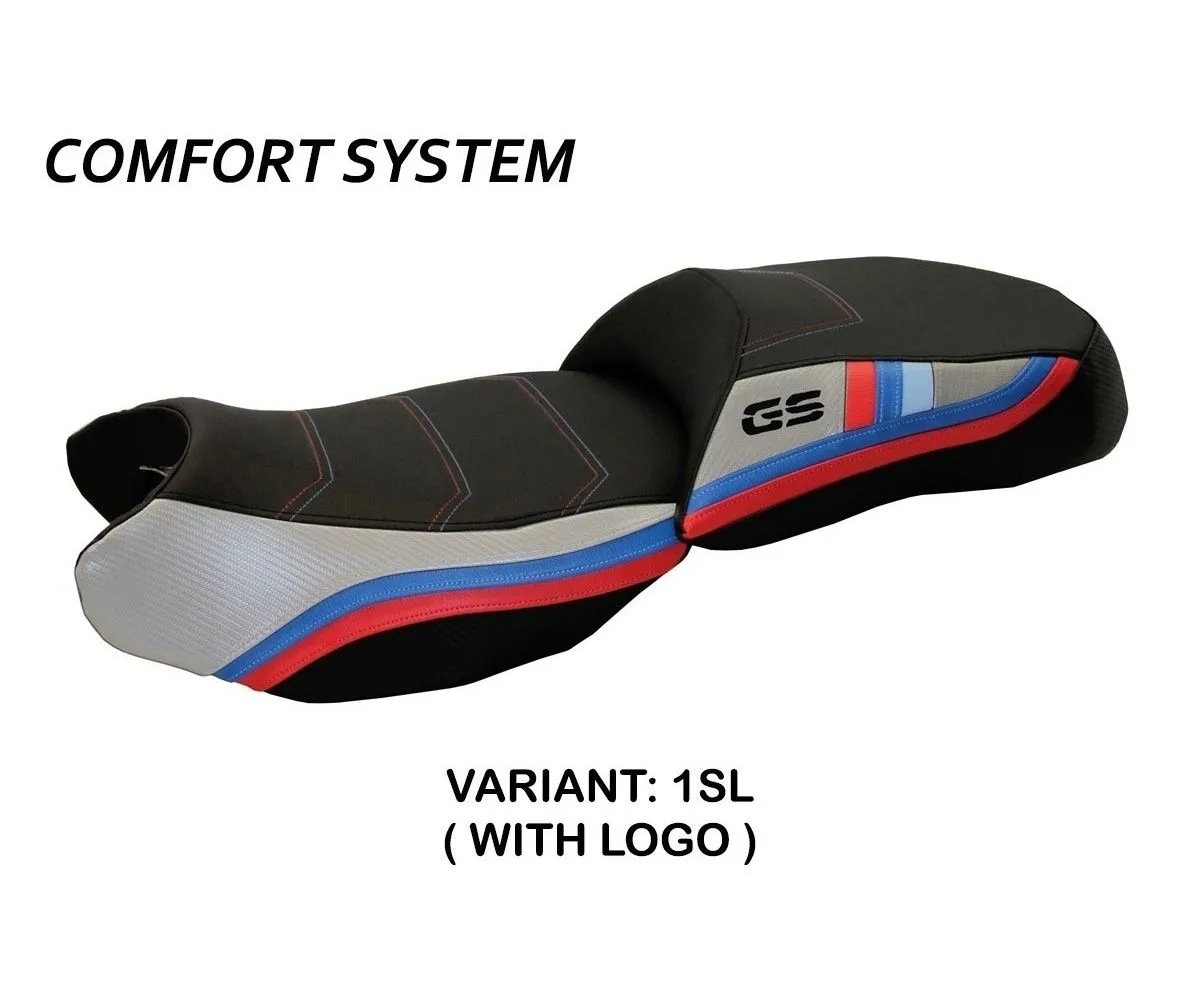 Rivestimento Sella Exclusive Anniversary Comfort System Argento (sl) T.i. Per Bmw R 1200 Gs 2013 > 2018-BR12GEC-1SL-3-275264