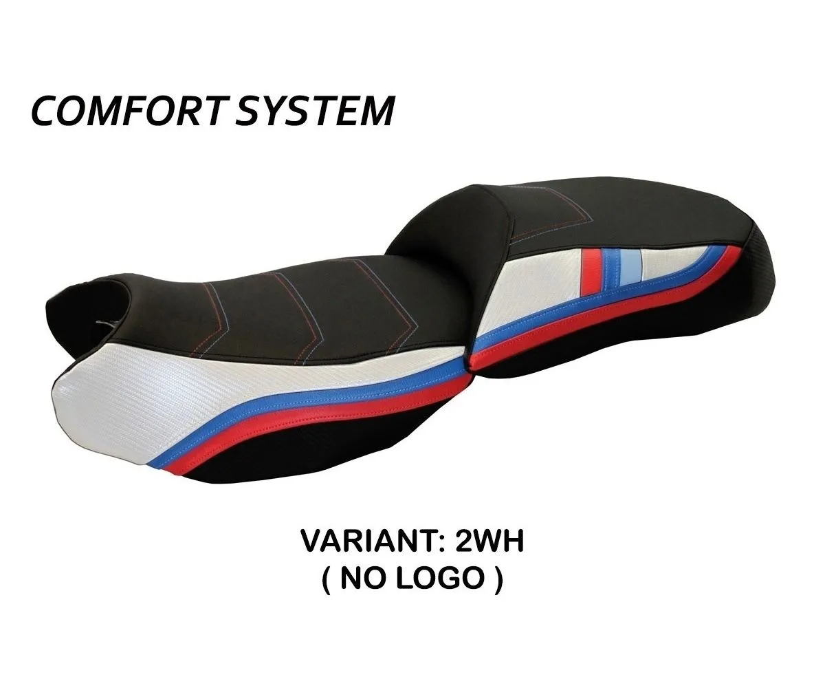 Rivestimento Sella Exclusive Anniversary Comfort System Bianco (wh) T.i. Per Bmw R 1200 Gs 2013 > 2018-BR12GEC-2WH-4-275267