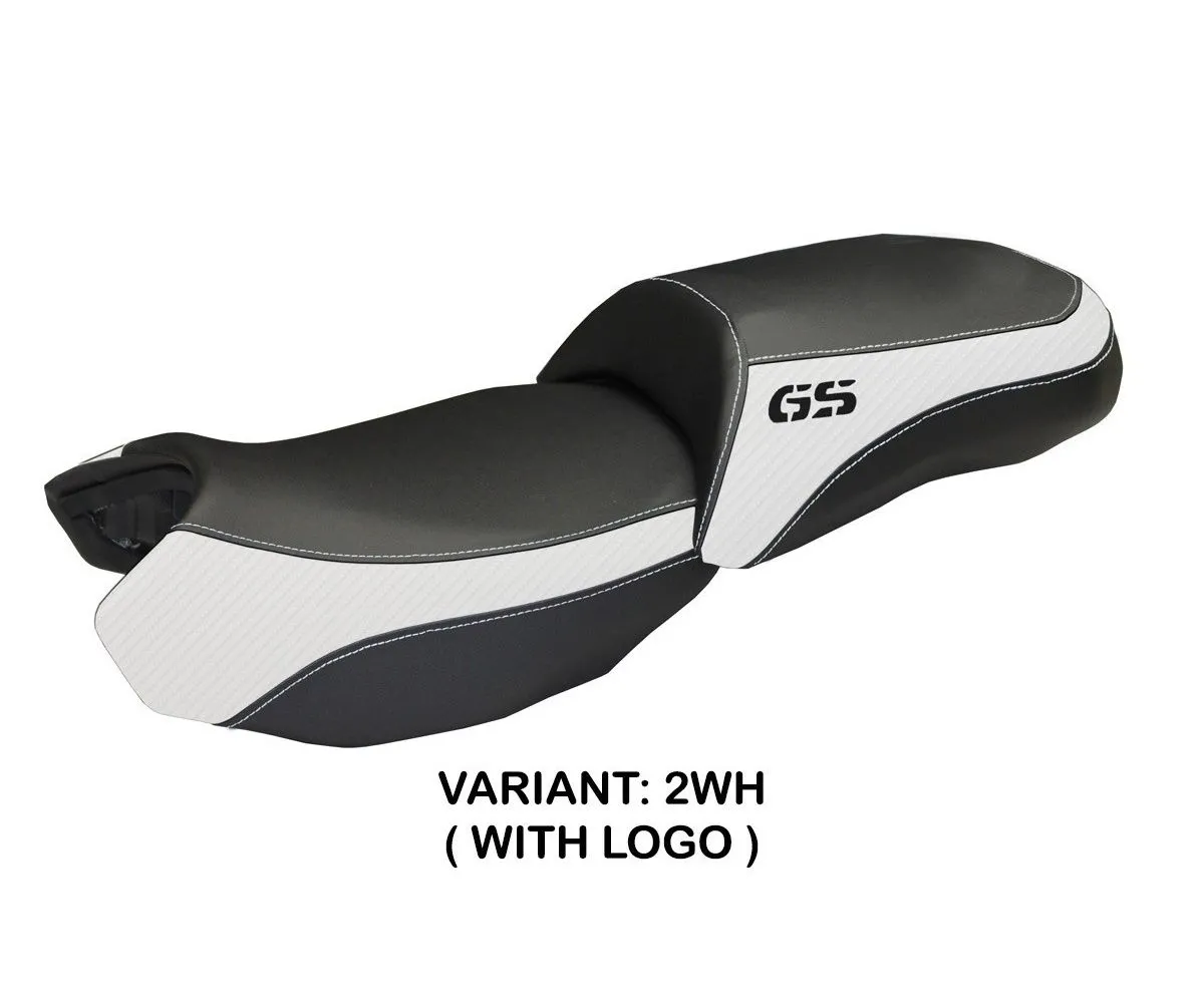 Rivestimento Sella Ortigia 2 Bianco (wh) T.i. Per Bmw R 1200 Gs 2013 > 2018-BR12GO-2WH-3-275226