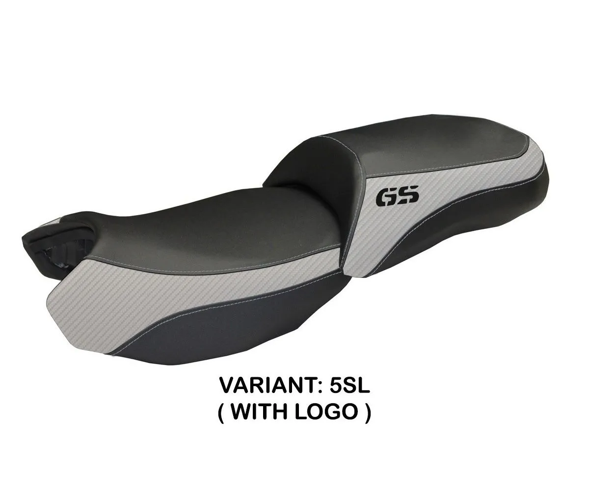 Rivestimento Sella Ortigia 2 Argento (sl) T.i. Per Bmw R 1200 Gs 2013 > 2018-BR12GO-5SL-3-275232