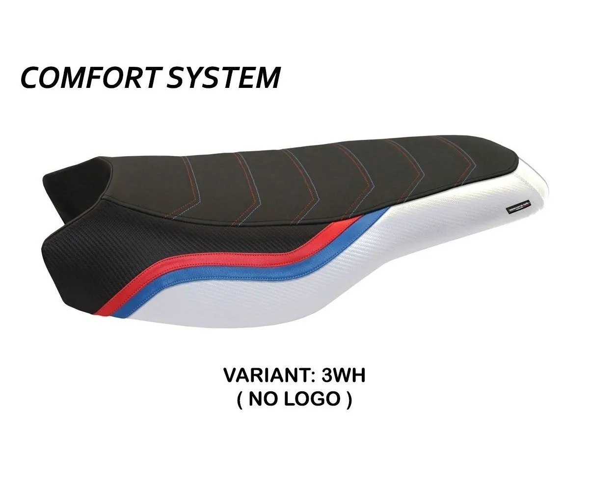Rivestimento Sella Bonn 2 Comfort System Bianco (wh) T.i. Per Bmw R 1200 Gs 2017 > 2021-BR12GRB2C-3WH-4-275520
