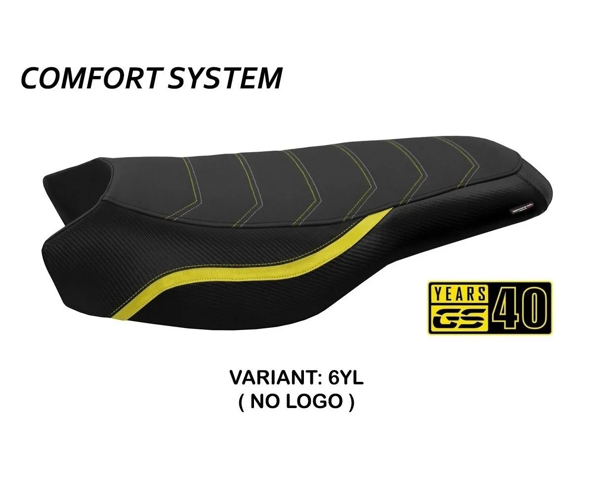 Rivestimento Sella Bonn 2 Comfort System Giallo (yl) T.i. Per Bmw R 1250 Gs Rallye 2017 > 2023-BR12GRB2C-6YL-4-275557
