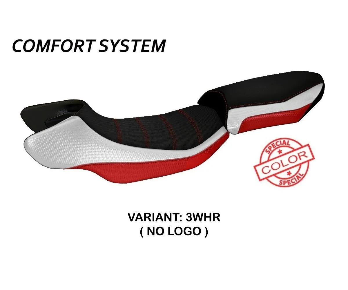Rivestimento Sella Aurelia Special Color Comfort System Bianco - Rosso (whr) T.i. Per Bmw R 1200 R 2015 > 2018-BR12RASC-3WHR-4-275427