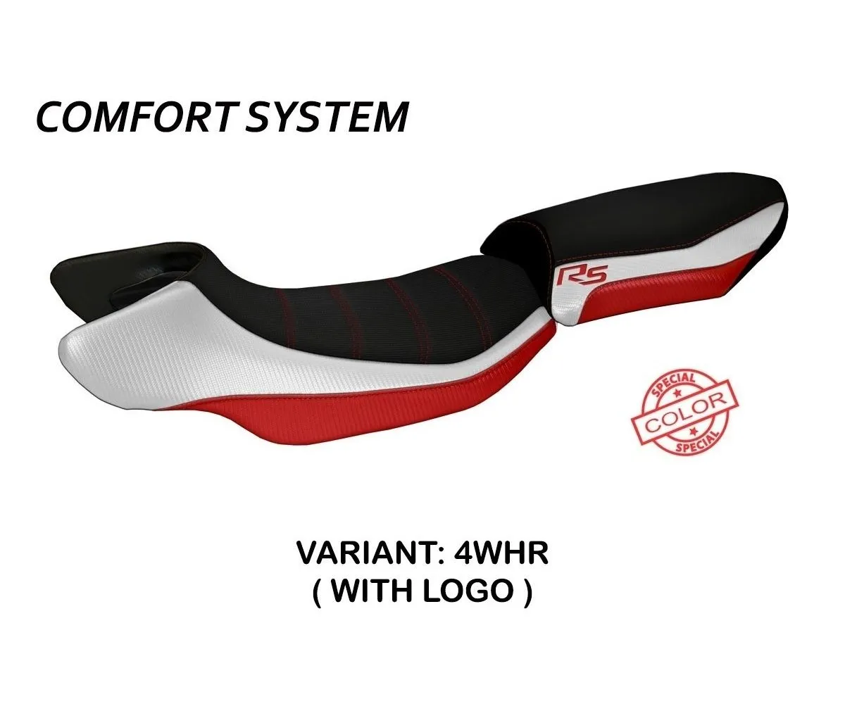 Rivestimento Sella Aurelia Special Color Rs Comfort System Bianco - Rosso (whr) T.i. Per Bmw R 1200 Rs 2015 > 2019-BR12RSASRC-4WHR-3-275450