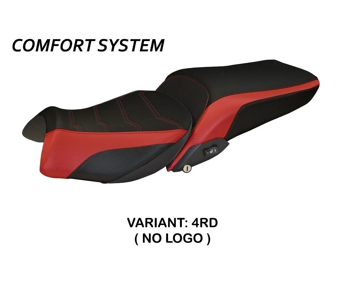 Rivestimento Sella Alghero 1 Comfort System Rosso (rd) T.i. Per Bmw R 1250 Rt 2019 > 2022-BR12RTA1C-4RD-4-275718