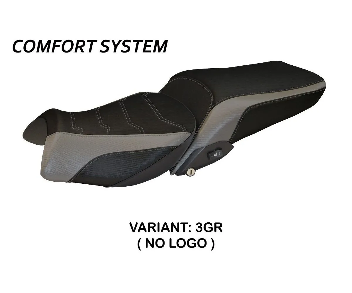 Rivestimento Sella Olbia 1 Comfort System Grigio (gr) T.i. Per Bmw R 1200 Rt 2014 > 2018-BR12RTO1C-3GR-4-275489