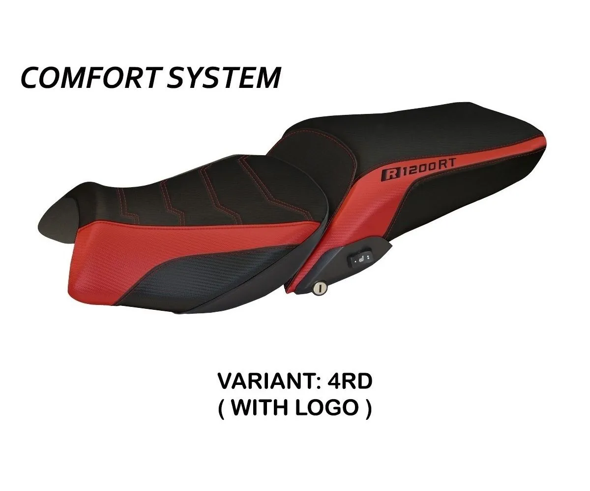 Rivestimento Sella Olbia 1 Comfort System Rosso (rd) T.i. Per Bmw R 1200 Rt 2014 > 2018-BR12RTO1C-4RD-3-275490