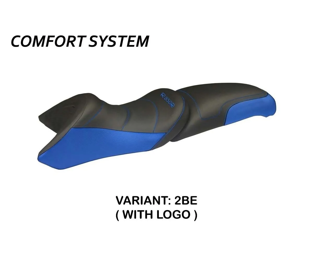 Rivestimento Sella Matera Comfort System Blu (be) T.i. Per Bmw R 850 R 1994 > 2007-BR85RMC-2BE-3-275733