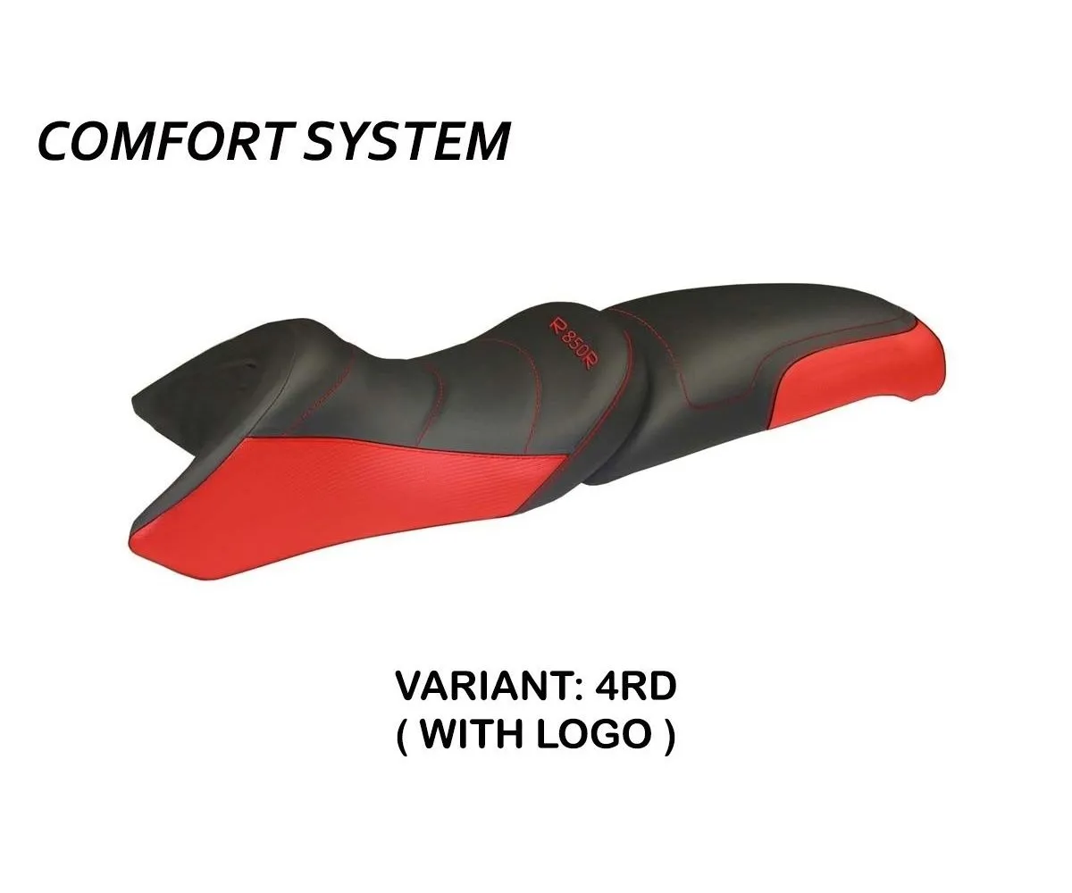 Rivestimento Sella Matera Comfort System Rosso (rd) T.i. Per Bmw R 850 R 1994 > 2007-BR85RMC-4RD-3-275735