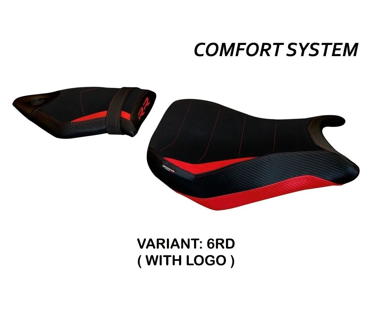 Rivestimento Sella Vittoria 2 Comfort System Rosso (rd) T.i. Per Bmw S 1000 Rr 2015 > 2018-BS10RV2C-6RD-2-275883