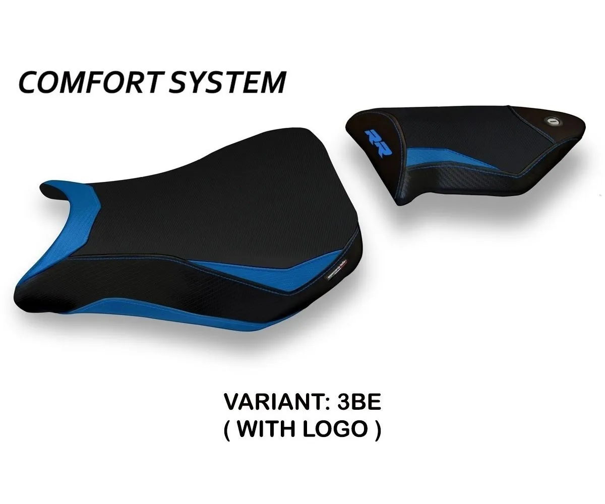 Rivestimento Sella Dacca 2 Comfort System Blu (be) T.i. Per Bmw S 1000 Rr 2012 > 2014-BS14RRD2-3BE-5-275845