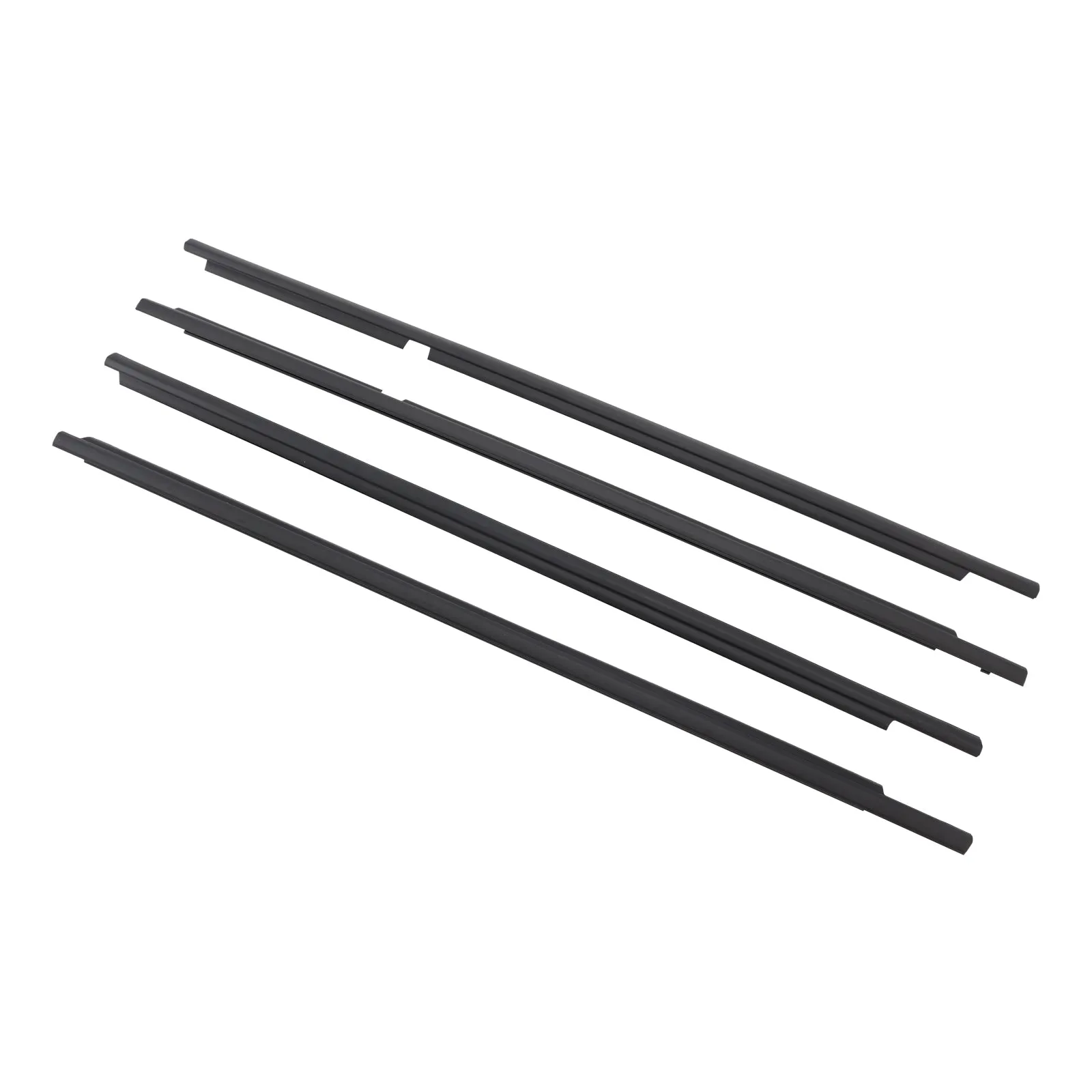 Bande d'étanchéité extérieure pour ceinture de porte en verre, pour Toyota Land Cruiser LC 100 1998-2007, 4 pièces