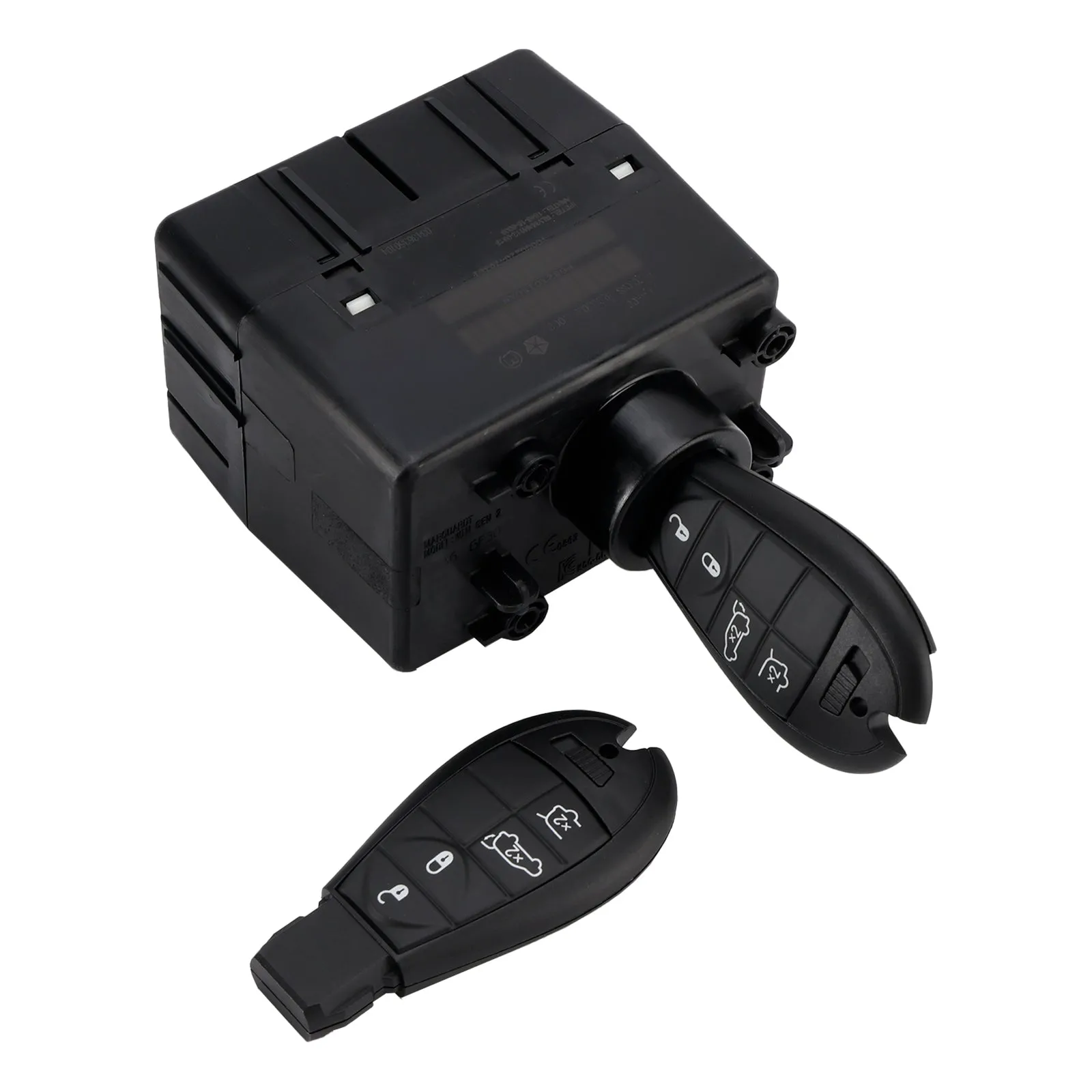 Module de commutateur d'allumage sans fil avec clés pour Dodge Ram 1500, 2500 et 3500 2009-2015 (68210150AA et 68210150AB)