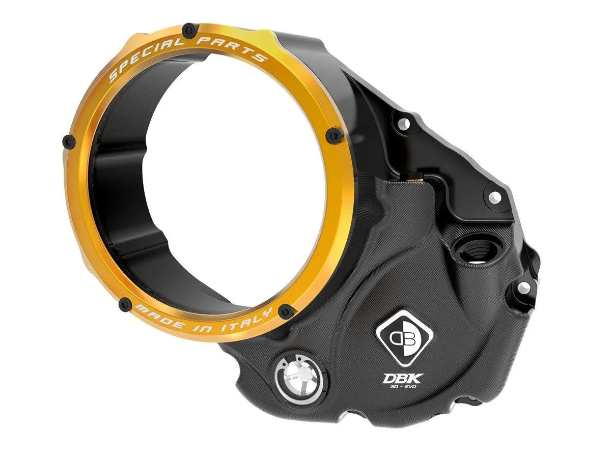 Carter Frizione Bagno Olio Trasparente Nero-oro 3d-evo Ducabike Dbk Ccdv05db Per Ducati Hypermotard 821 2015-CCDV05DB-283877