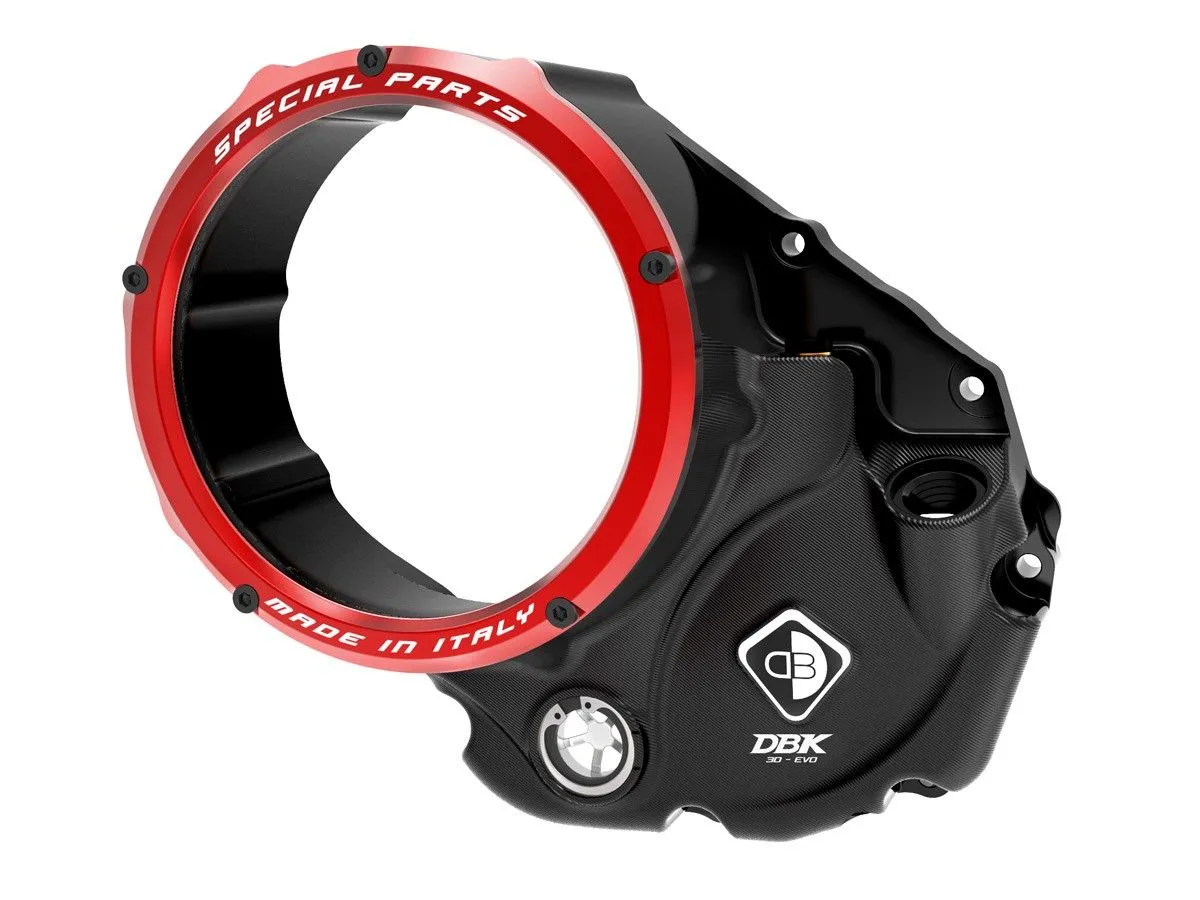 Carter Frizione Bagno Olio Trasparente Nero-rosso 3d-evo Ducabike Dbk Ccdv10da Per Ducati Monster 937 2021 > 2022-CCDV10DA-284062