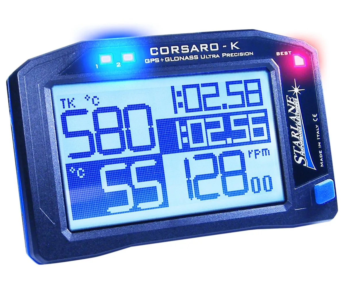 Starlane Corsaro-k Cronometro Gps, Display Touch Screen, Connessione Bluetooth, Per Kart, Scooter E Atv-CORSK-282461