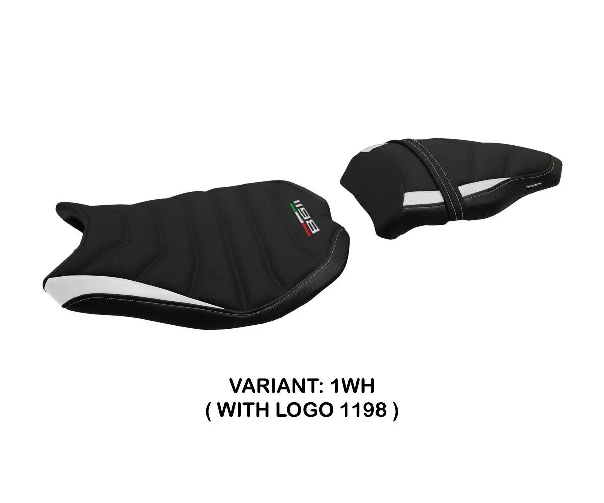 Rivestimento Sella Cervia Ultragrip Bianco (wh) T.i. Per Ducati 1098 2007 > 2013-D1198CU-1WH-6-276041