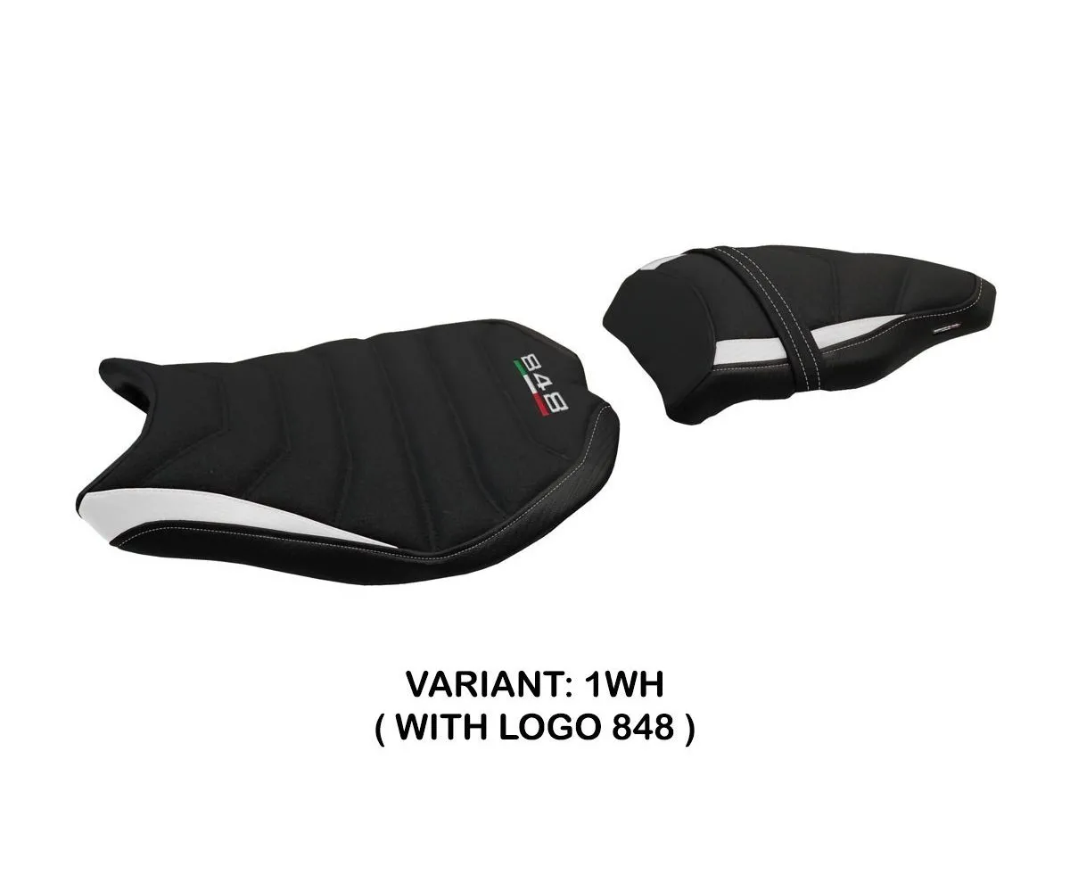 Rivestimento Sella Cervia Ultragrip Bianco (wh) T.i. Per Ducati 848 2007 > 2013-D848CU-1WH-4-276023